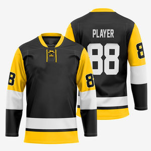 Meilleur fabricant 2026 – Maillot de hockey sur glace au design unique, logo personnalisé, service OEM, 100 % polyester imprimé, grandes tailles, séchage rapide - Product Image 3
