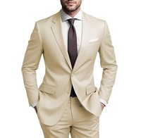 Setelan Jas Pria Berkualitas Tinggi, Custom, Grosir, Model Terbaru, Elegan untuk Pernikahan, 2-Potong, Single-Breasted, Bahan Bernapas, Celana Formal