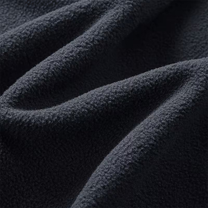 Gilet d'hiver décontracté pour homme de haute qualité en polaire sherpa, noir, sans manches, léger, avec poche latérale - Product Image 5
