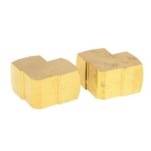 90° Reductor de Tubería de Latón Macho, Codo de Tubería de Barra Pulida de Baja Presión en Pulgadas OEM/ODM (AOL-015(SAE) # 130238) - Product Image 2