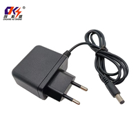 Adaptador de enchufe de pared negro blanco 30V 0.6A 18W enchufe de la UE 5,5*2,5mm/5,5*2,1mm conector de CC adaptador de corriente de conmutación para decodificador