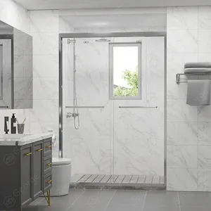 Manufacturer hot sale shower glass door frameless sliding shower doors shower cubicle