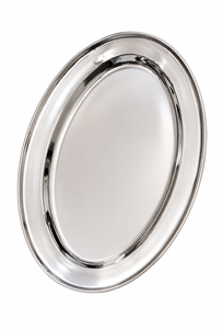 ถาดสเตนเลสเกรดอาหาร รูปวงรี 202 ยี่ห้อ Dheer International ดีไซน์เรียบง่าย ขายส่ง - Product Image 3