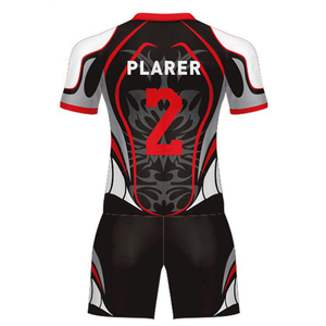 Vêtements de rugby personnalisés en gros avec impression de logo, maillot et short respirants à séchage rapide, fabricant OEM - Product Image 6