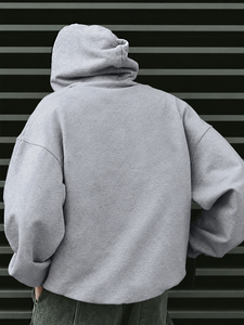 Sudadera con Capucha Unisex de Gran Tamaño, 100% Algodón, Estilo Urbano, con Logotipo Personalizado, Sudadera con Capucha OEM - Product Image 2
