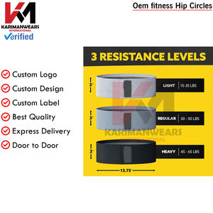 วงแหวนยางยืดออกกำลังกายแบบวงกลม สำหรับการวอร์มอัพแบบไดนามิก กระตุ้นสะโพกและกล้ามเนื้อก้น เสริมสร้างความแข็งแรง ใช้ในกายภาพบำบัดและการออกกำลังกายที่บ้าน - Product Image 3