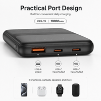 Batería Externa de 10000 mAh al por Mayor, Cargador de Batería Externa de 10000 mAh, Logotipo OEM ODM para Promoción Minorista, CE RoHS FCC de Fábrica