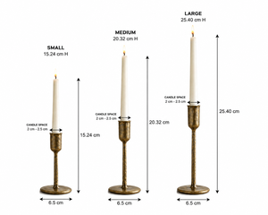 Lovely Modern Taper Aluminium Candlestick Holder Handmade Premium Quality Eco-Friendly Home Decor Wedding Dining <b>Table</b> - Product Image 2