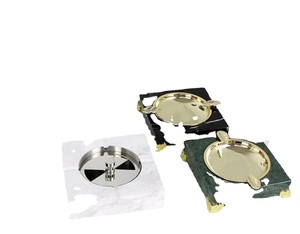 Cendrier incrusté de bois et de marbre de qualité supérieure Plateau à fumer rond fabriqué à la main avec finition naturelle Idéal pour les cadeaux décoratifs et les commandes en gros - Product Image 5