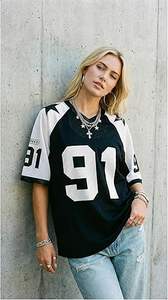 เสื้อเจอร์ซีย์คาวบอยส์แบบสั่งทำขายส่ง เย็บติดแผ่นตาข่าย เสื้อฟุตบอลอเมริกันแบบชุด - Product Image 3