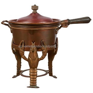 Plato de frotamiento de latón fundido de aluminio personalizado, plato de calentamiento elegante de tamaño mediano, Ideal para bufés de comida, diseño de alta calidad - Product Image 1