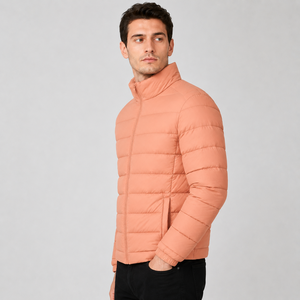 Fashionable puffer <b>jacket</b> designed <b>for</b> modern winter wear with breathable warmth soft insulation and practical layering comfort - Product Image 4