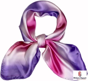 High Quality Custom Printed Short <b>Scarf</b> Fabric OEM ODM Textile Manufacturer Private Label Fashion Products Export - Product Image 3