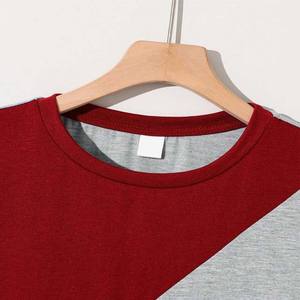 Conjunto deportivo de verano para hombre, camiseta de manga corta con bloques de color y pantalones cortos, conjunto de 2 piezas, ropa deportiva informal, ligera. - Product Image 2