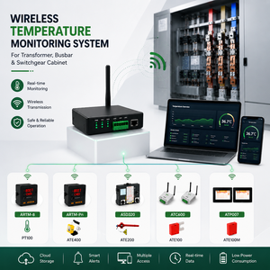 Solución Inalámbrica de Monitoreo de Temperatura para Barras Colectoras en Equipos Eléctricos, Plataforma de Monitoreo Térmico en Tiempo Real |   Modbus RTU/TCP - Product Image 1