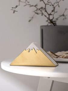 Modern Metal Tissue Box Holder Modern Gold Floral Napkin Holder Decorative Tabletop Tissue Organizer - Product Image 4