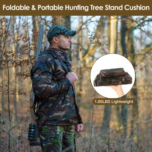 Foldable Camouflage Waterproof Oxford Cloth <b>Tree</b> <b>Stand</b> Seat Replacement Deer Hunting Climber Cushion Accessory - Product Image 6