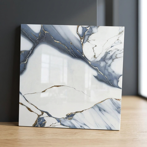 40x40cm Carreaux de céramique à effet bois Carreaux de sol antidérapants en pierre de granit gris moderne pour l'allée de l'hôtel - Product Image 2
