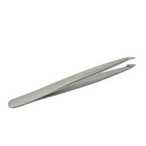 MAHFOOZ INSTRUMENTS 2026 Mini Pince à Épiler Professionnelle Inclinée en Acier Inoxydable pour Cils et Sourcils, Marque Privée Personnalisée - Product Image 3