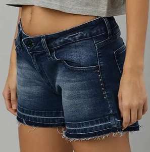 Shorts pour femmes en tricot de haute qualité, best-seller, taille élastique, respirant, taille haute, coupe ajustée, 100% coton, prix raisonnables - Product Image 5