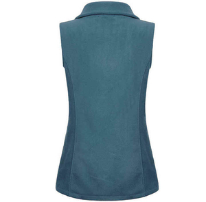 Débardeur léger d'été pour femme, sans manches, avec fermeture éclair, pour le fitness et les loisirs, prix usine, vente en gros, fournisseur de vêtements sur mesure - Product Image 2