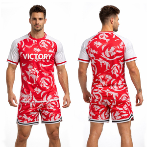 Custom Men Football Uniform Set Soccer Jersey & Shorts Quick Dry Training <b>Kit</b> Custom Team Sportswear - Product Image 1