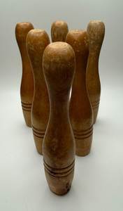 Handcrafted Wooden Freestanding <b>Bowling</b> Toy Set Smooth Finish Skittles Pins Educational Balance Coordination Game Indoor Outdoor - Product Image 2