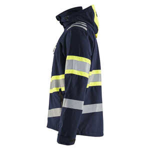 Comfortable Safety <b>Quilted</b> Hooded <b>Winter</b> Working Jacket Latest Design Oem Service Hot Sale - Product Image 4