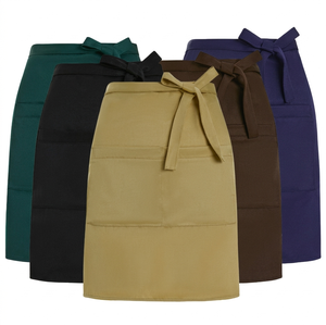Delantal Multiusos de Cintura Media Hecho de Tela Resistente y Transpirable, Perfecto para Camareros, Panaderos y Personal de Supermercado - Product Image 1