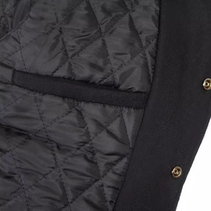 Chaqueta Varsity Personalizada de Béisbol para Adultos y Jóvenes, Chaqueta de Forro Polar con Contraste de Color. Alta Calidad - Product Image 3