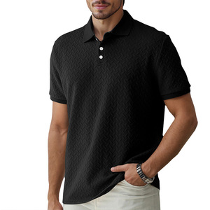 เสื้อเชิ้ตผู้ชายสั่งทำขายส่ง ผ้าฝ้ายพรีเมียม แห้งเร็ว 220 กรัม สำหรับเล่นกอล์ฟ ปักโลโก้ รับผลิตแบบ OEM ODM แบรนด์ส่วนตัว - Product Image 1
