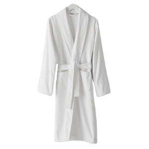 เสื้อคลุมอาบน้ำผู้ชายผ้าแฟลนเนลเนื้อนุ่ม ระบายอากาศได้ดี กันยับ ราคาถูก ทนทาน บริการ OEM ขายส่ง แห้งเร็ว - Product Image 6