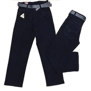 Pantalon droit pour garçons avec ceinture, effet délavé vintage, décontracté, pour tous les jours, adapté aux sorties scolaires et aux événements des enfants. - Product Image 3