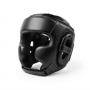 Casco de Protección para la Cabeza de Cuero Genuino de Grado Profesional, Logotipo Personalizado OEM, Equipo Deportivo - Product Image 2