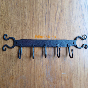 Hand Forged <b>Wall</b> <b>Hook</b> Handmade Rustic <b>Wall</b> <b>Hooks</b> Hand forged Coat <b>key</b> rack Coat Hangers - Product Image 1