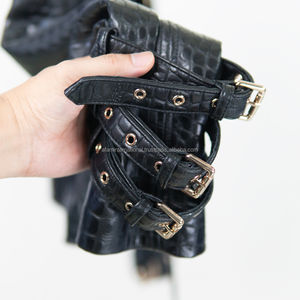 Chaqueta de Cuero para Mujer, Colección de Moda 2025, Estilo Ajustado OEM para Marcas Privadas - Product Image 5