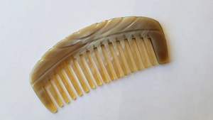 Peine de Cuerno de Buey Natural de la Mejor Calidad, Hecho a Mano, Duradero, Pulido, Tamaño Personalizado, para Feng Shui y Decoración - Product Image 2