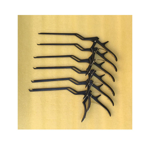 Juego de 6 Rongeurs para Laminectomía Espinal, Punzón Óseo Tipo Bayoneta de Acero, Instrumentos Quirúrgicos Ortopédicos Angulados para Operación Manual - Product Image 1