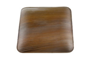 Assiette jetable carrée plate de 25 x 25 cm en palmier d'arec de qualité supérieure, biodégradable, compostable et écologique pour la restauration - Product Image 2