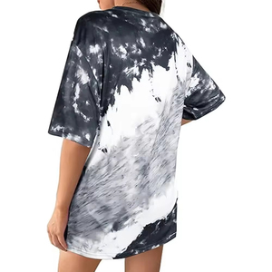 Camiseta Tie Dye Transpirable y Suave para Mujer, Camiseta Tie Dye de Moda Urbana para Mujer, Camiseta Tie Dye de Tendencia Inteligente para Mujer - Product Image 4