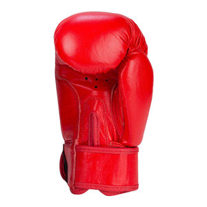 Gants de boxe personnalisables Econex Sports en cuir PU blanc/noir/rouge, anti-humidité, avec fermeture pour l'entraînement des adultes - Product Image 2