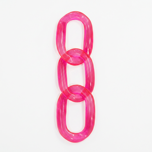Wholesale Custom Pink Resin Chain Sculpture Artistic Decorative Home Halloween Festive Theme Casting Technique Animal Shape - Product Image 1