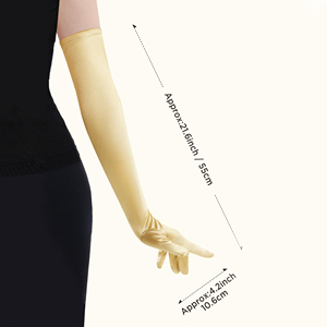 Guantes Largos Personalizados al por Mayor para Mujer con Forro Interior de Seda, Antipilling, Transpirables, Modernos para Uso Diario y Eventos - Product Image 3