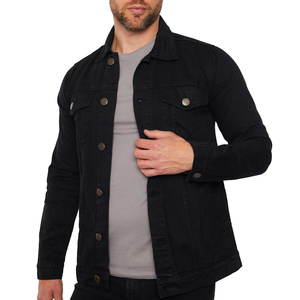 Chaqueta vaquera premium para hombre, tela vaquera de algodón de alta calidad, corte clásico regular, apariencia vintage lavada a la piedra - Product Image 4
