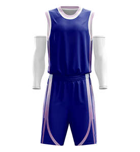Ensembles de basketball sans manches grande taille de haute qualité, maillots respirants réversibles, design personnalisé, uniformes de basketball sur mesure - Product Image 1