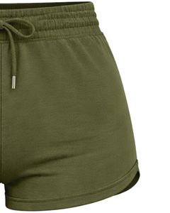 Shorts Deportivos Rosa Intenso para Mujer, Cintura Elástica con Cordón, Shorts Casuales para Correr, Suaves y Elásticos, Shorts de Verano para Descansar, Cómodos para Uso Diario - Product Image 4