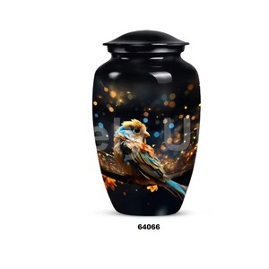 Urne funéraire Cascade forestière, récipient pour cendres commémoratives, souvenir inspiré de la nature, élégant, durable, qualité supérieure - Product Image 4