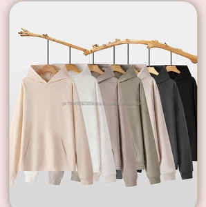 เสื้อฮู้ดดี้ผ้าเฟรนช์เทอร์รี่ทรงโอเวอร์ไซส์ ปักโลโก้ตามสั่ง ผ้าคอตตอน 100% หนานุ่ม สำหรับผู้ชาย - Product Image 1