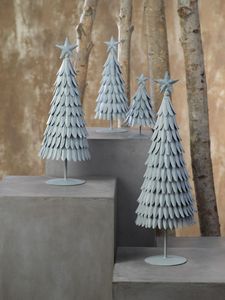 Black Metal Candle Holder Set With Deer And <b>Pine</b> Tree Design Traditional Holiday Decor For Mantel Or <b>Table</b> Display - Product Image 6