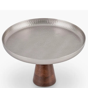 Home Hotel and Parties Table Top <b>Cake</b> Pastry Servings Elegant Arabic Design Metal <b>Cake</b> <b>Stand</b> Wedding Accent - Product Image 1